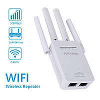 Бездротовий Wi-Fi роутер-повторювач WR09Q, 300 Мбіт/с, підсилювач мережевого сигналу IIEEE802.11 b/g/n з 4 анте