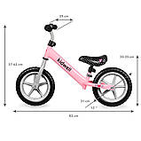 Велобіг велосипед Kidwell REBEL Pink, фото 6
