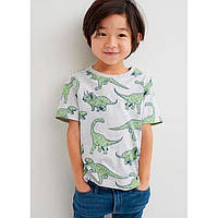Детская футболка H&M на мальчика 8-10 лет - р.134-140 - динозавр
