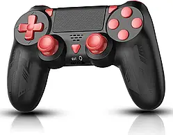Бездротовий контролер PS4 Джойстик Геймпад Чорний/Червоний USB-C