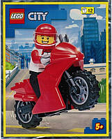 Конструктор LEGO City minifigures Motorcycle with Driver/Конструктор LEGO Водитель на мотоцикле 952203,