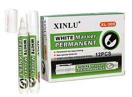 Маркер перманентний білий Permanent XL-300 круглий 055695