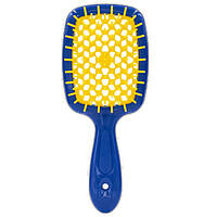 Щітка для волосся Janeke Superbrush Темно-синій з жовтим