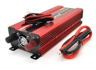 Інвертор напруги NV-1200 (720Вт)+LCD, 12/220V, approximated, 1 універсальна розетка, клем, Box, фото 1