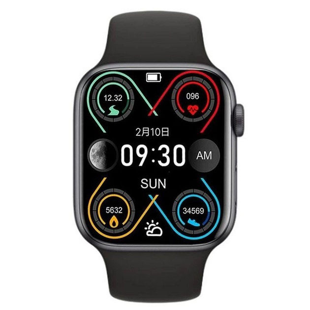 Розумний смарт годинник Smart Watch I7 PRO MAX з голосовим викликом тонометр пульсометр оксиметр. Колір: чорний