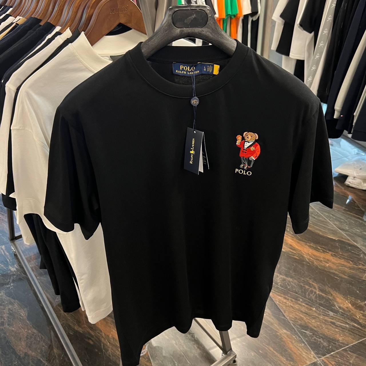 Чоловіча футболка Polo Bear by RALPH LAUREN D11710 чорна М