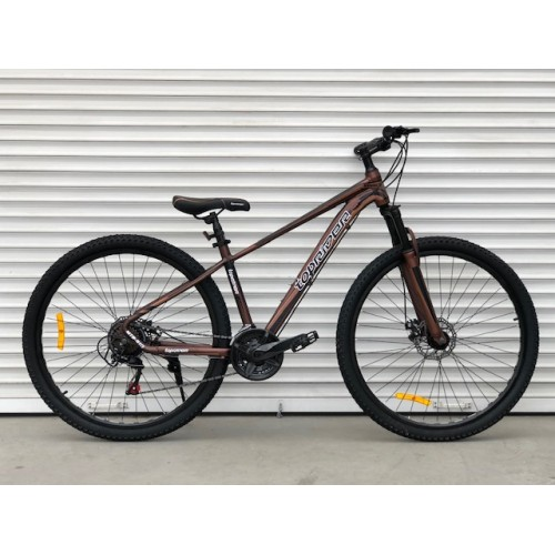 Велосипед гірський алюмінієвий Toprider 901 29" рама 16 обладнання Shimano Коричневий, фото 1
