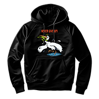 Худі з принтом Never give up !