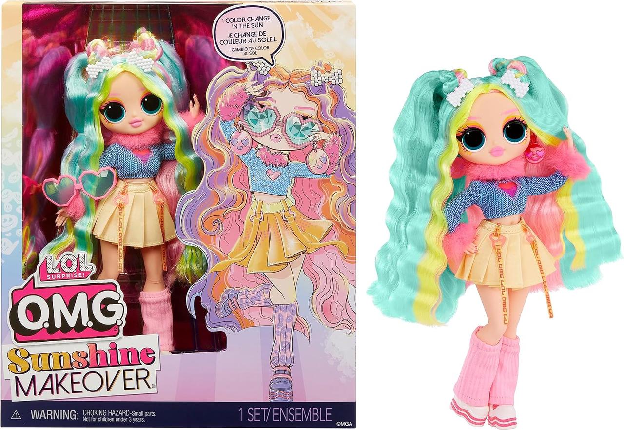 L.O.L. Surprise! OMG Sunshine Color Change Bubblegum DJ Fashion Doll  ЛОЛ. Сюрприз