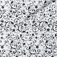 Самоклеюча плівка білі вензелі 0,45х10м (10175) SW-00000828