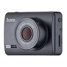 Відеореєстратор Hoco DV3 Driving recorder with display (dual-channel) Black, фото 3