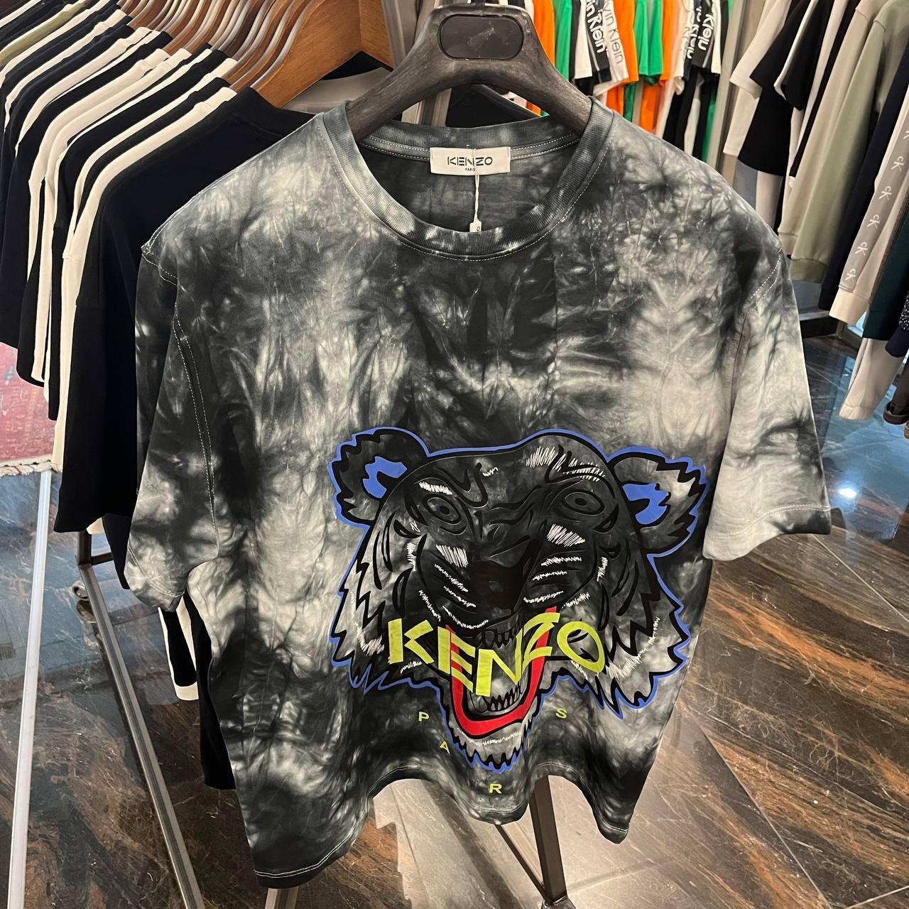 Чоловічі футболки KENZO D11708 сіра M L XL