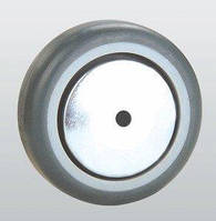 Колесо аппаратное SNB с резиновым контактным слоем и подшипником скольжения 100 мм (31-100х27-P)