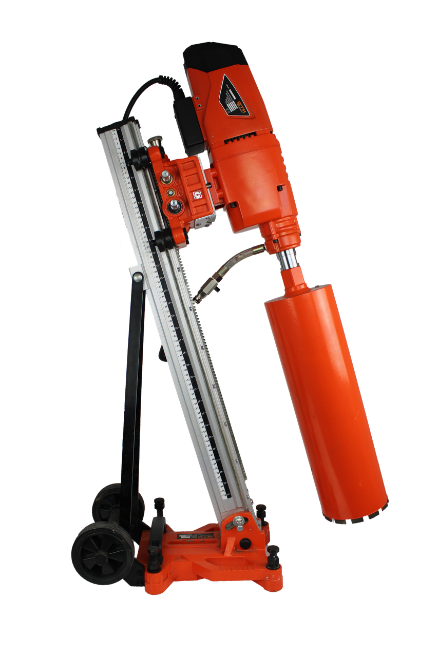 GTM Бурильна установка DK-250/2 4,8 кВт 500об/хв зі стійкою та нахилом 45°, фото 1