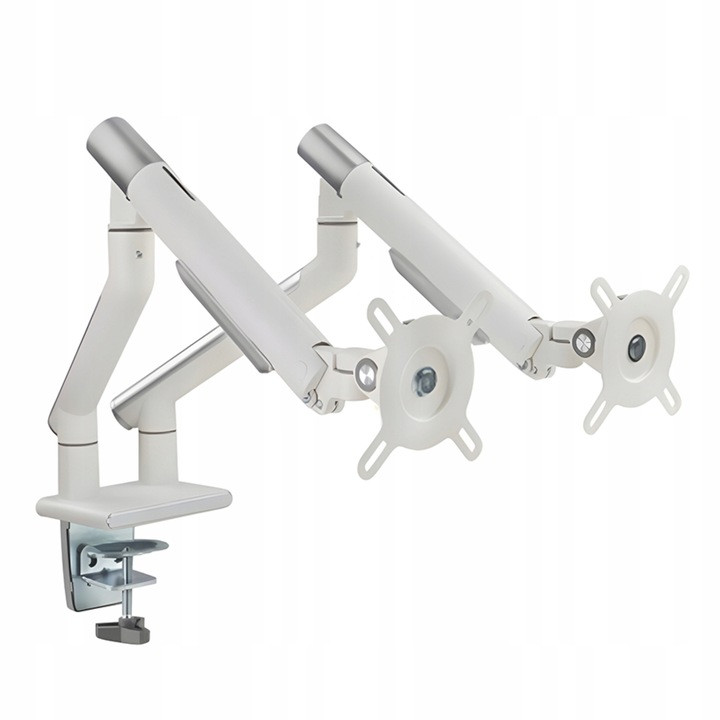 Кронштейн  настольный белый   для  двух мониторов  17"-32" BS02, фото 1