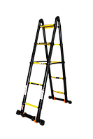 GTM Лестница-трансформер телескопическая 2*5сх 0,9-4,2м анодированный алюминий