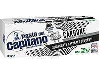 Зубна паста 75мл Charcoal з активованим вугіллям ТМ Pasta del Capitano