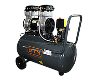 GTM Компрессор рес-50л 210л/мин 1,8кВт 8бар 220В 2 цилиндра безмасляный