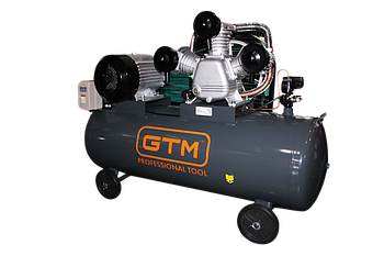 GTM Компресор рес-220л 1100/900л/хв 7,5кВт 10бар 380В 3 циліндри V-под.