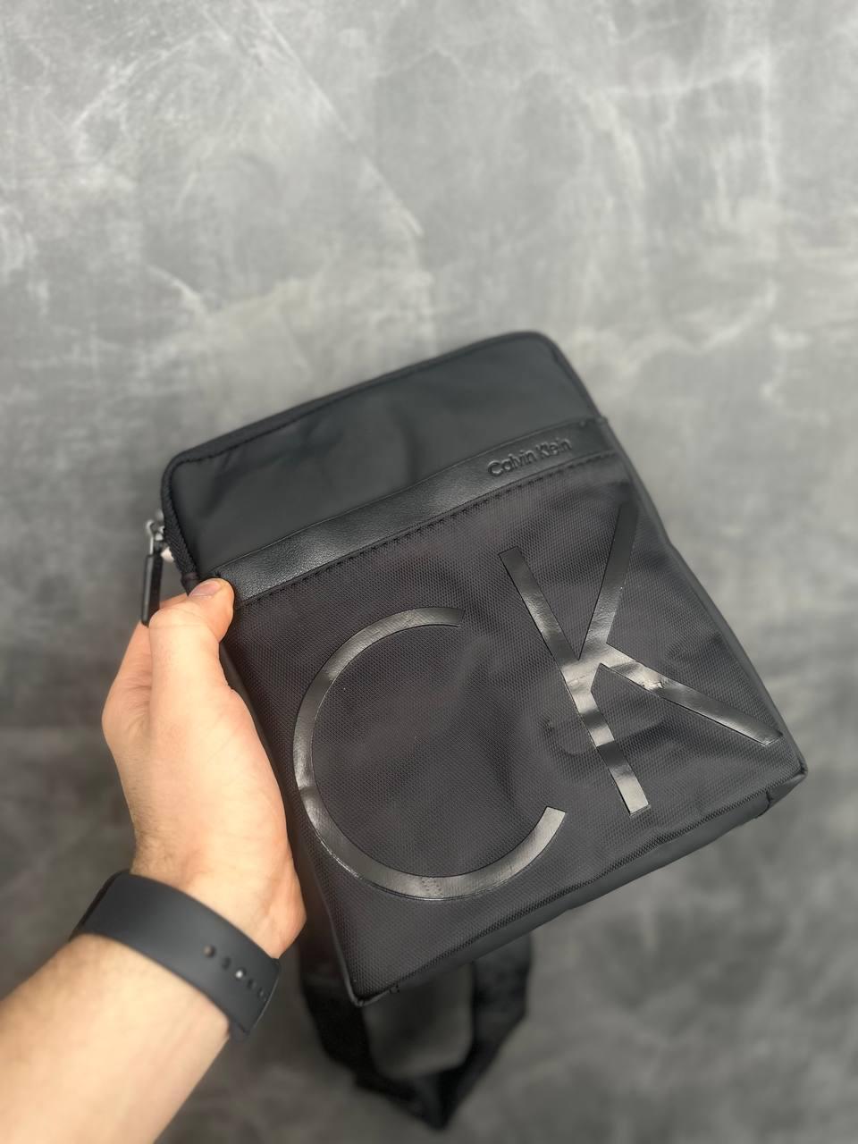 Чоловіча Чорна Сумка Месенджер Lacoste, фото 1