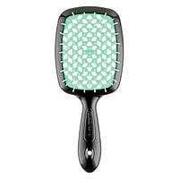 Щітка для волосся Janeke Superbrush Small Чорний з м'ятним
