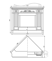 Портал камінний Браво Туніс, фото 8