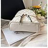 Міні-рюкзак міський жіночий бежевий, фото 6