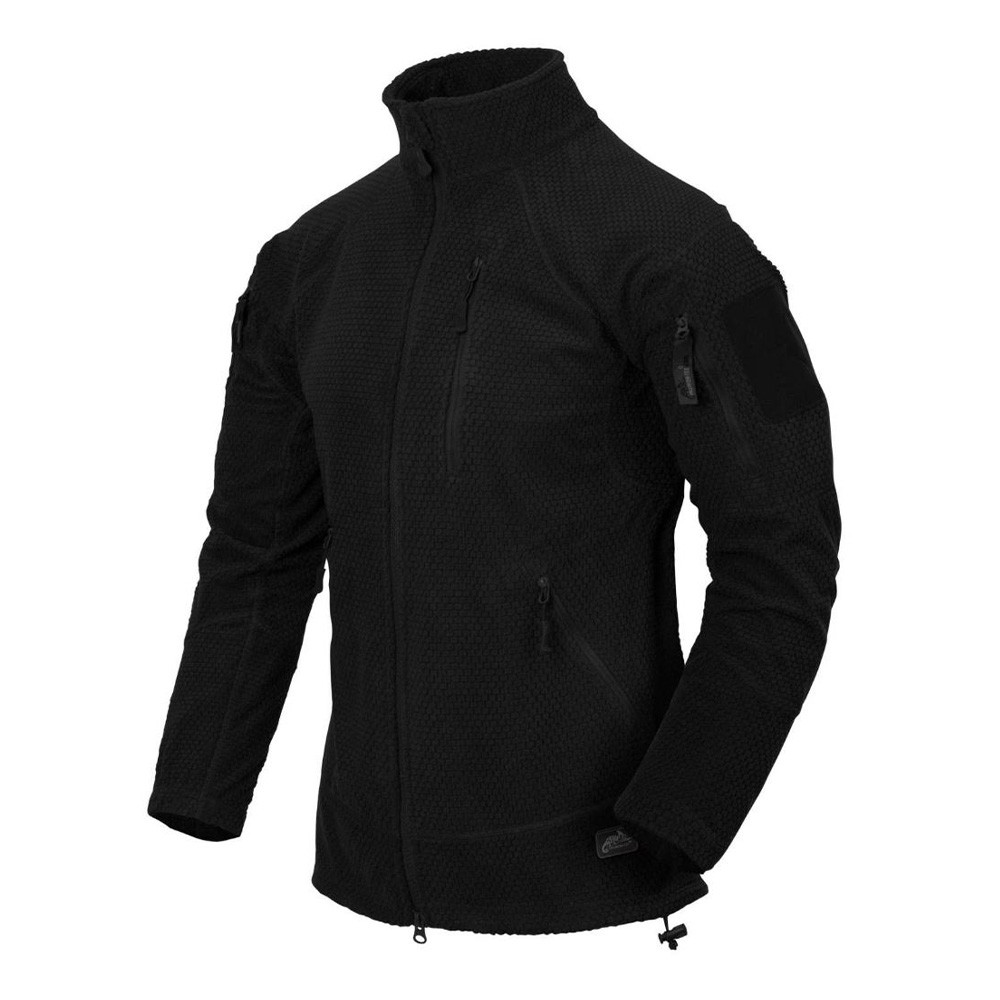 Кофта флісова Alpha Tactical Jacket Helikon-Tex чорна