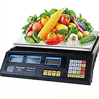 Торгові ваги електронні до 50 кг для торгівлі настільні Nokasonic з лічильником, -20С до +40 °C.