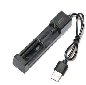 BX-USB01 4.2V/1A 1xLi-ion – Зарядний пристрій для акумуляторів 10440-18650