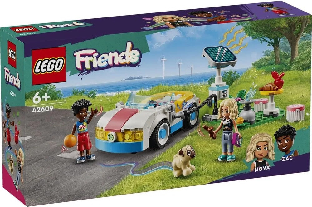 LEGO Конструктор Friends Електромобіль і зарядний пристрій