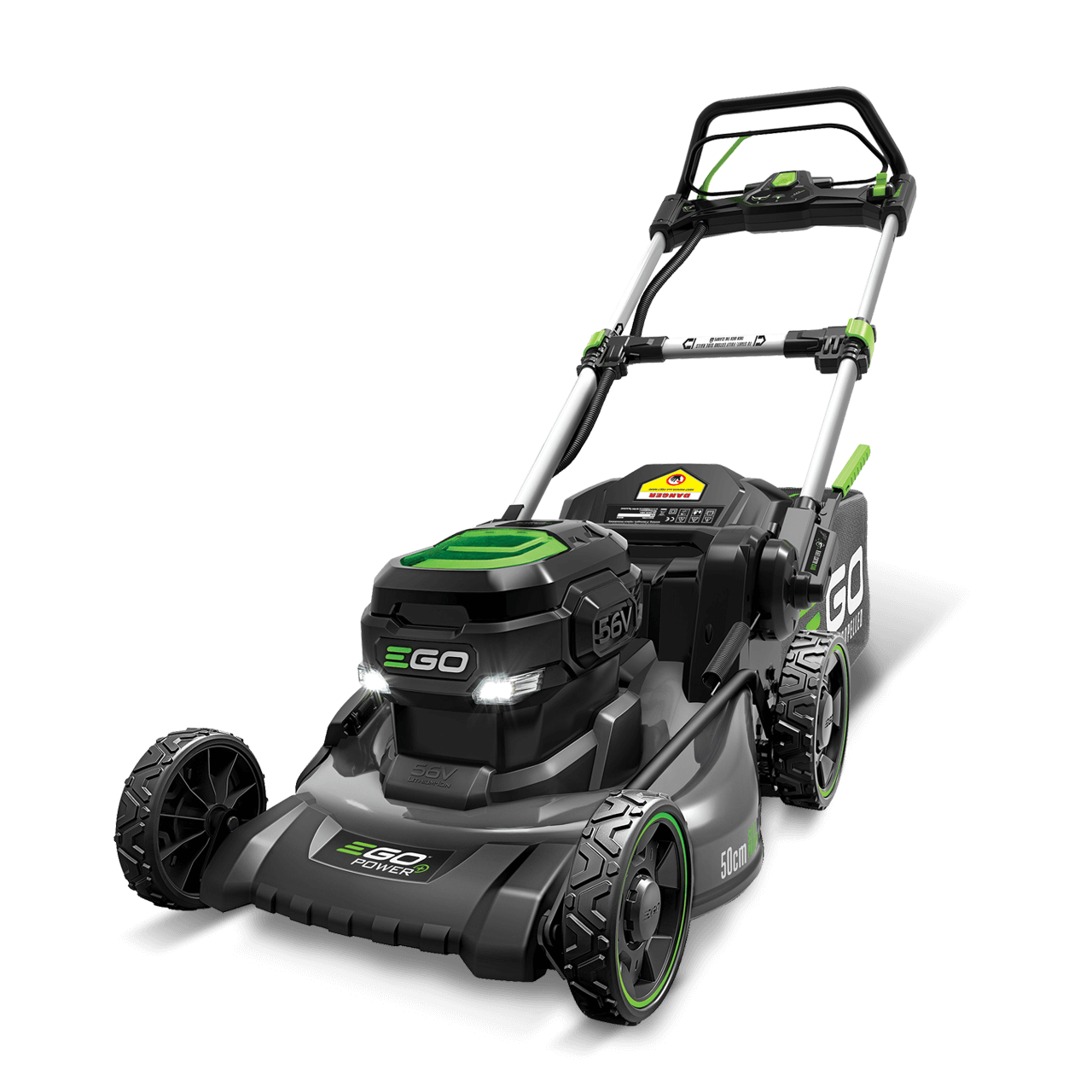 EGO Газонокосарка акум. LM2021E-SP KIT, 56В, ширина зрізу 50см, самохідна, металева дека, акум. 5 А·год +