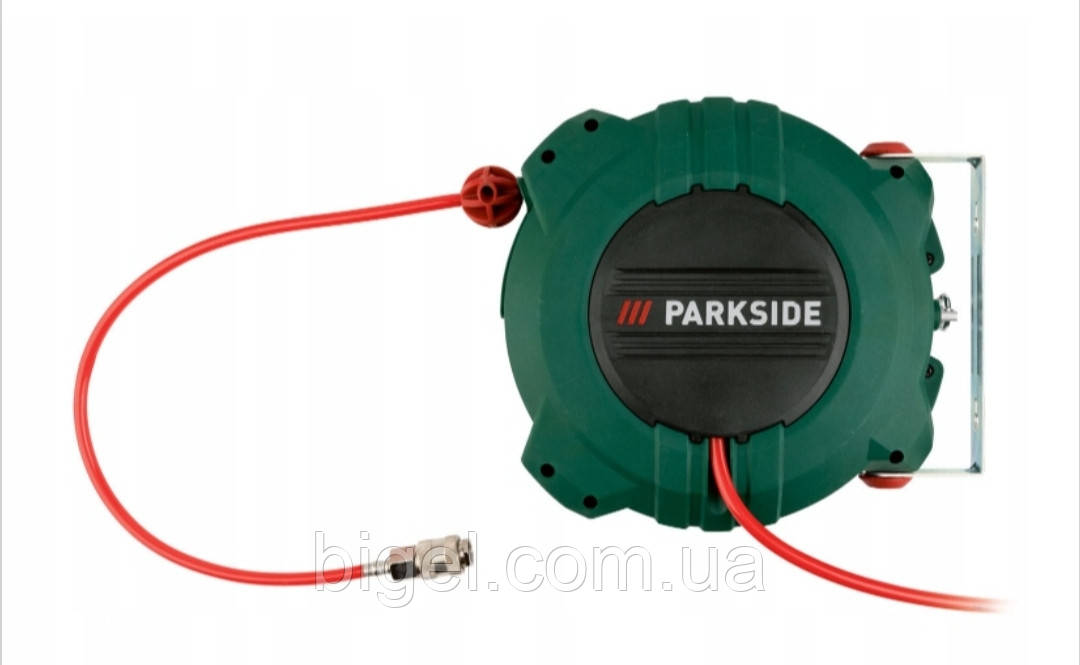 Автоматична котушка зі шлангом для стисненого повітря Parkside PDST 10 B3