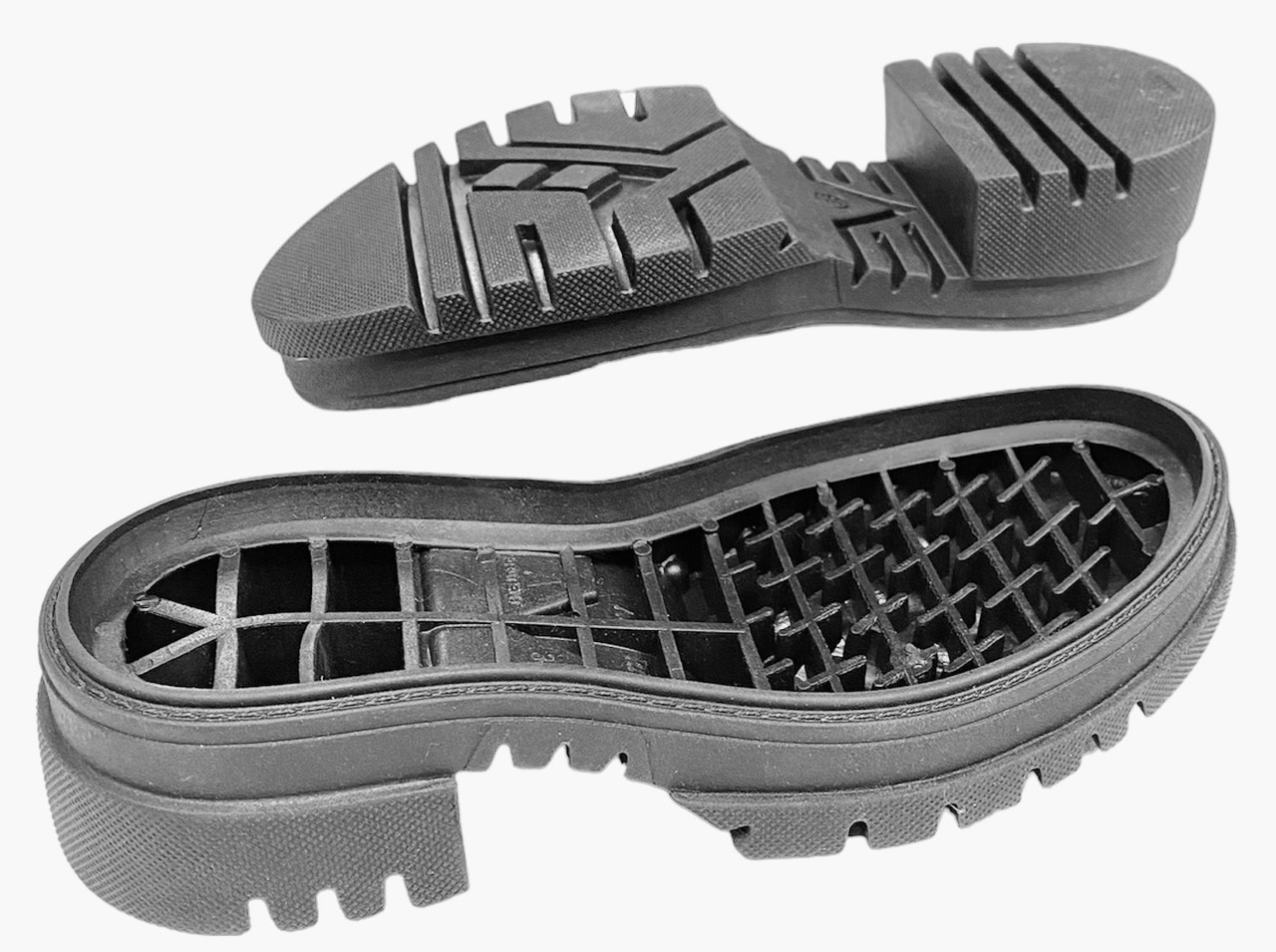 Підошва з гумового матеріалу для жіночого взуття Астра-38, розмір: 36-41, Чорного кольору, фото 1