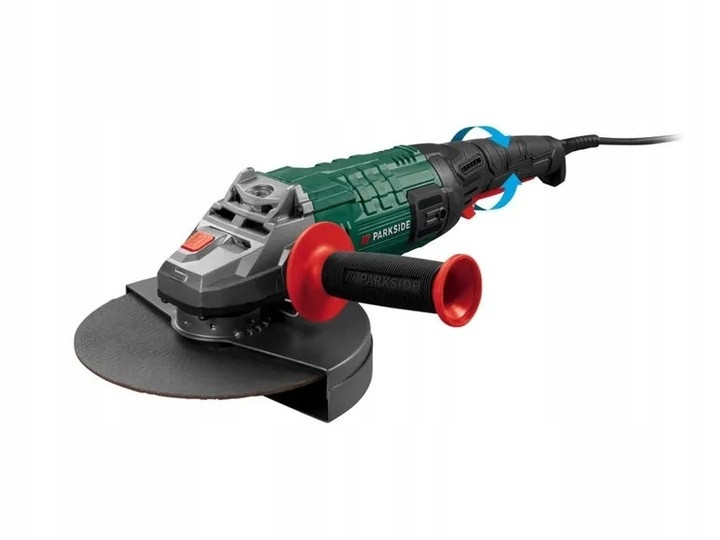 Кутова шліфувальна машина PARKSIDE PWS 230 D4 2000W диск 230 мм, фото 1