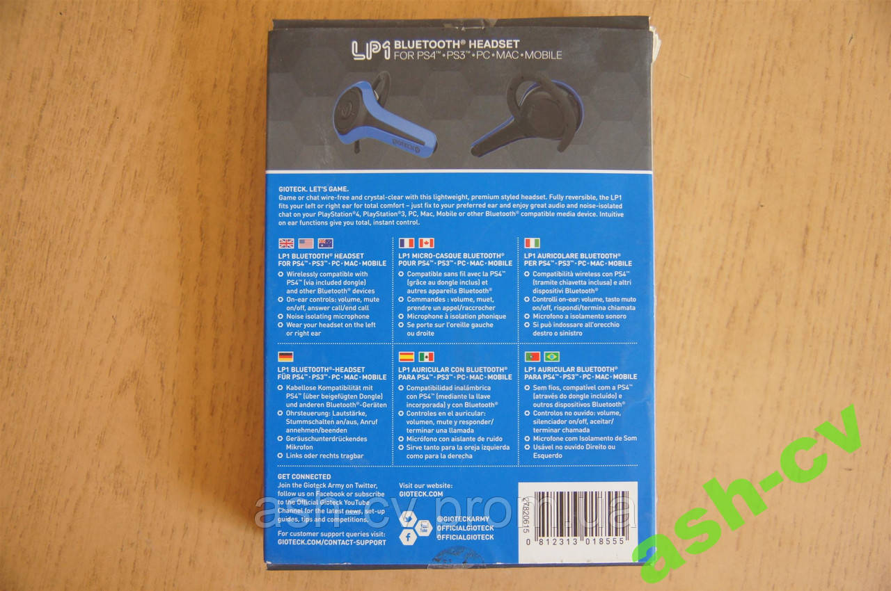 Gioteck LP1 Bluetooth For PS4 PS2 PC MAC Mobile