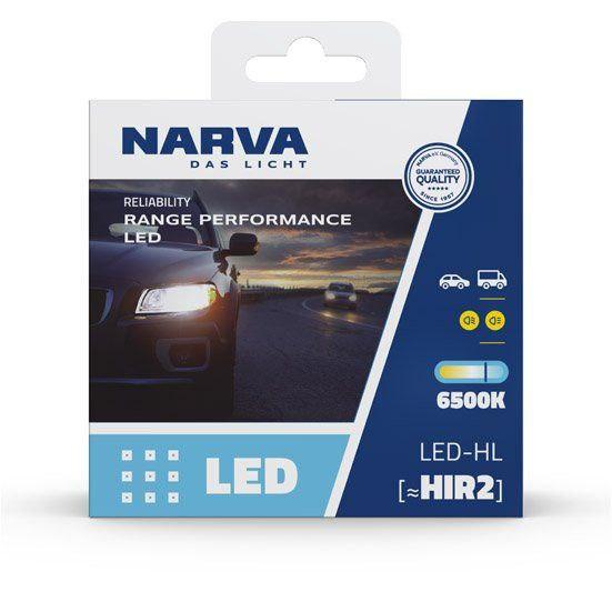 Світлодіодні лед лампи NARVA LED цоколь HIR2 ОРИГІНАЛ PX22d, світло 6500К, 12/24В 24W