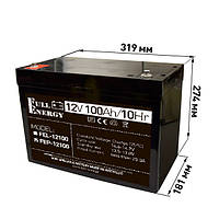 Аккумуляторная батарея Full Energy FEP-12100, 12V 100Ah, AGM аккумулятор для ИБП ll