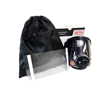GTM Маска повнолицьова GTM 6800 середній розмір (без фільтрів)
