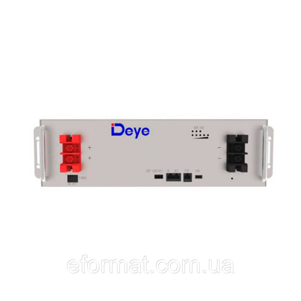 Акумуляторна батарея Deye SE-G5.3 51.2V 104AH (4000 циклів, 5,32кВт)