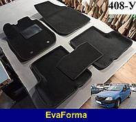 3D коврики EvaForma на Dacia Logan 1 '04-12, ворсовые коврики