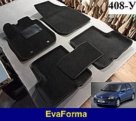 3D коврики EvaForma на Renault Logan 1 '04-12, ворсовые коврики