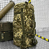 Тактический баул Kiborg 120 литров пиксель, армейский баул для транспортировки вещей водонепроницаемый