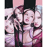 Картина по номерам Blackpink. 40*50 см Оригами LW 30290