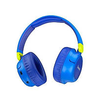 Беспроводные Bluetooth наушники HOCO W43 Adventure BT5.3 Wireless Headphones Blue