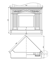 Портал камінний Браво Валенсія, фото 7