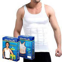 Стягуюча майка для чоловіків SLIM N LIFT FOR MEN Original White Size