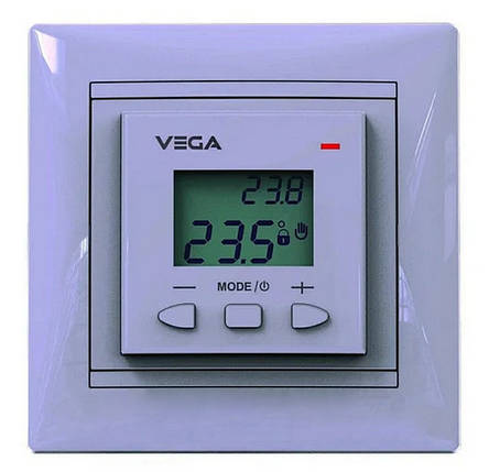 Терморегулятор VEGA LTC 070 prog (білий) програмований регулятор температури тепла підлога термостати теплої підлоги, фото 2