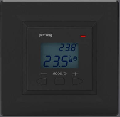 Терморегулятор VEGA LTC 070 prog (чорний) програмований регулятор температури тепла підлога термостати теплої підлоги, фото 2