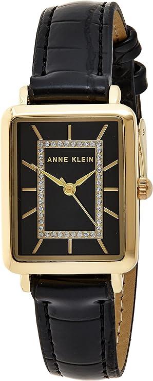 Жіночий класичний годинник Anne Klein AK/3820GPBK,  годинник зі шкіряним ремінцем